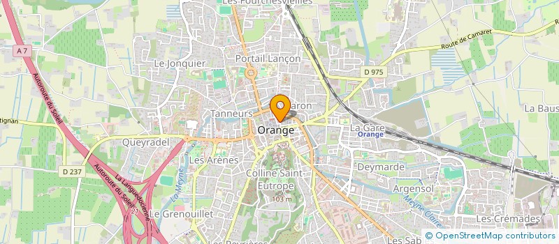 localisation de l'entreprise SINARA à ORANGE