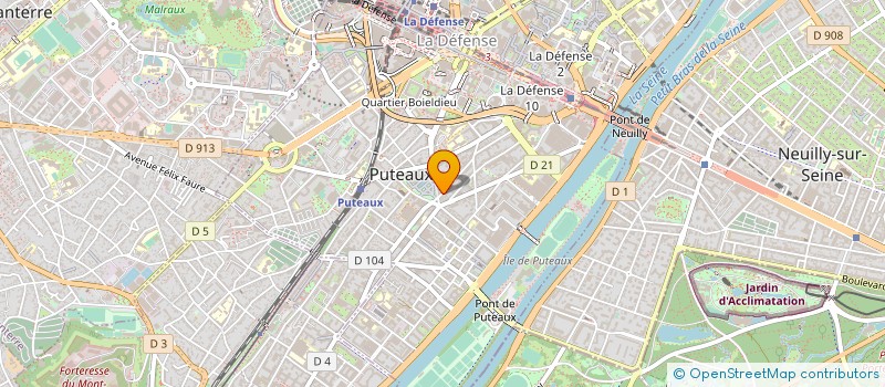 localisation de l'entreprise SINARA BEGUIN à PUTEAUX