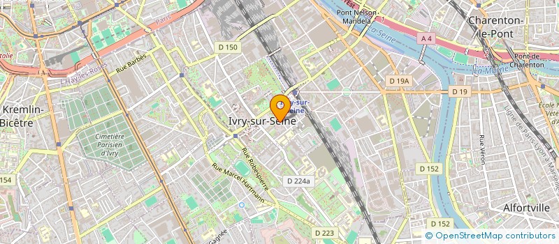 localisation de l'entreprise SINAS à IVRY-SUR-SEINE