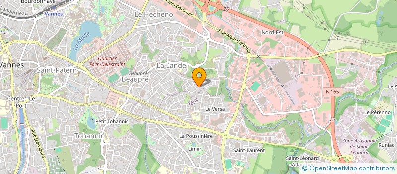 localisation de l'entreprise SINATHE à VANNES