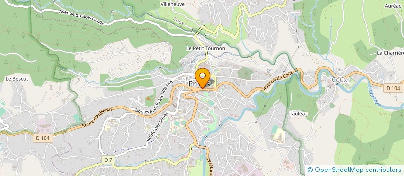 localisation de l'entreprise SINAVOUX  SAINT-HIPPOLYTE