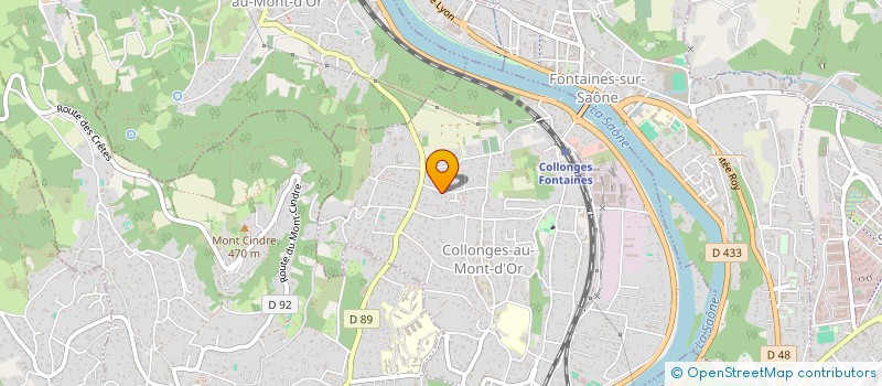 localisation de l'entreprise SINAY  COLLONGES-AU-MONT-D'OR