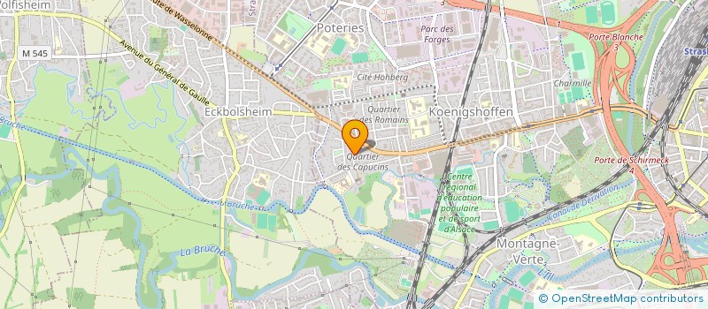 localisation de l'entreprise SINAYIDHEM 1  STRASBOURG