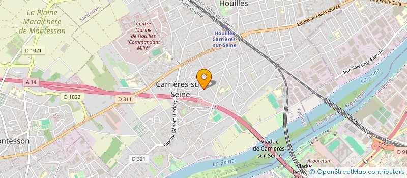 localisation de l'entreprise SINBANDHIT IMMO  CARRIERES-SUR-SEINE