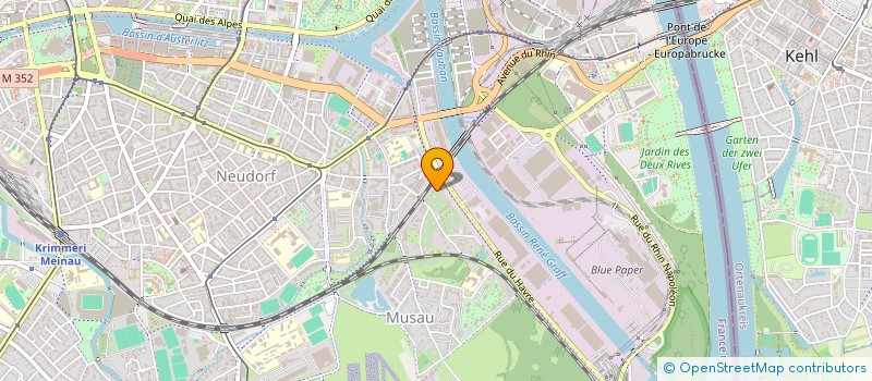 localisation de l'entreprise SINCE 1959  STRASBOURG