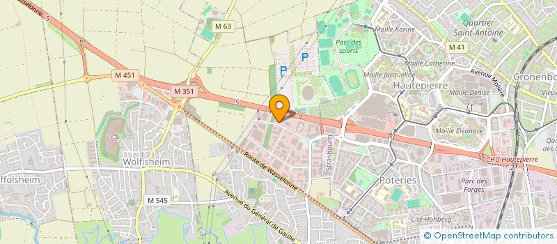 localisation de l'entreprise SINCE IMMOBILIER  ECKBOLSHEIM