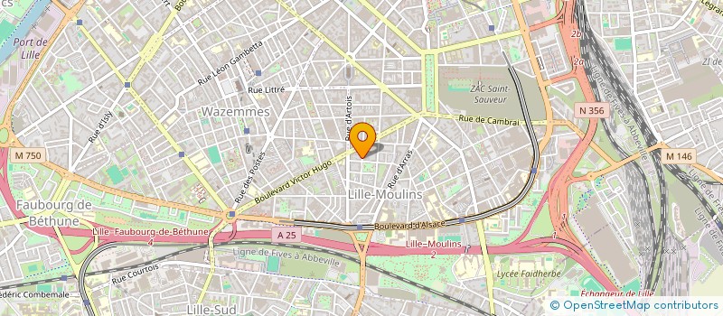 localisation de l'entreprise SINCHALY à LILLE