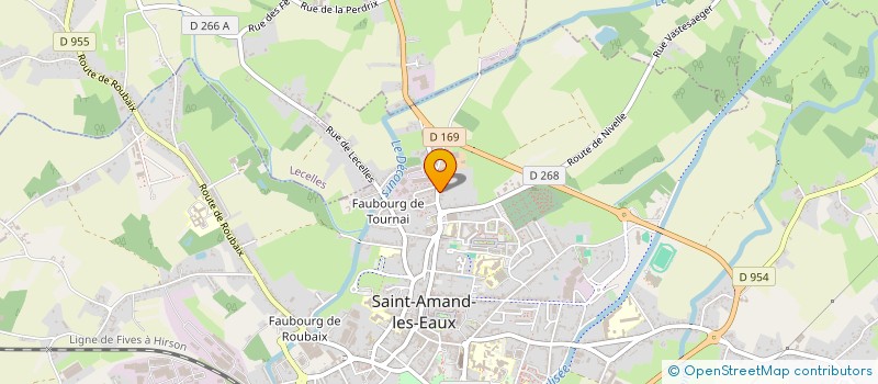 localisation de l'entreprise SINCLAIR à SAINT-AMAND-LES-EAUX