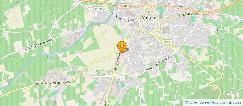 localisation de l'entreprise SINCLAIR à VALREAS