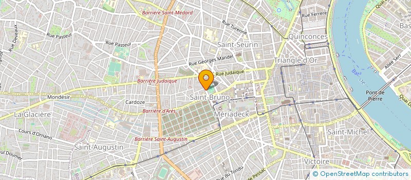 localisation de l'entreprise SINCLAIR à BORDEAUX