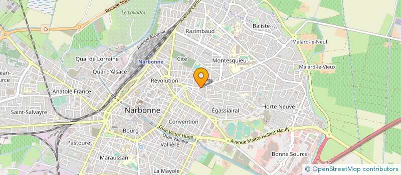 localisation de l'entreprise SINCLAIR CAPITAL  NARBONNE