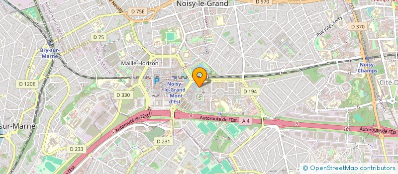 localisation de l'entreprise SINCOA  NOISY-LE-GRAND