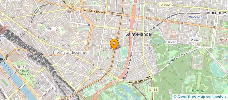 localisation de l'entreprise SINCOBA à PARIS