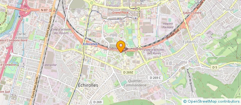 localisation de l'entreprise SINCRONE IT  ECHIROLLES