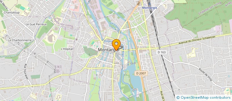 localisation de l'entreprise SINDA BEAUTE à MONTARGIS