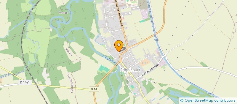 localisation de l'entreprise SINDICQ  FRIGNICOURT