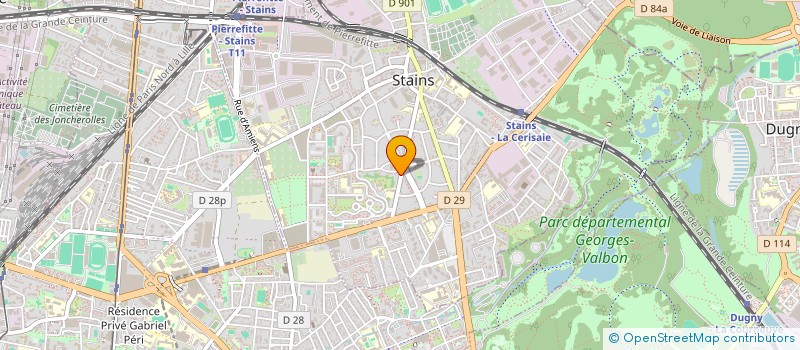 localisation de l'entreprise SINDIDI MENAGE ET SERVICES  STAINS