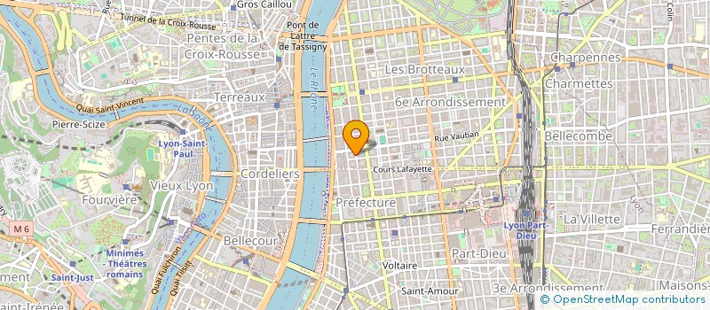 localisation de l'entreprise SINDITEX à LYON