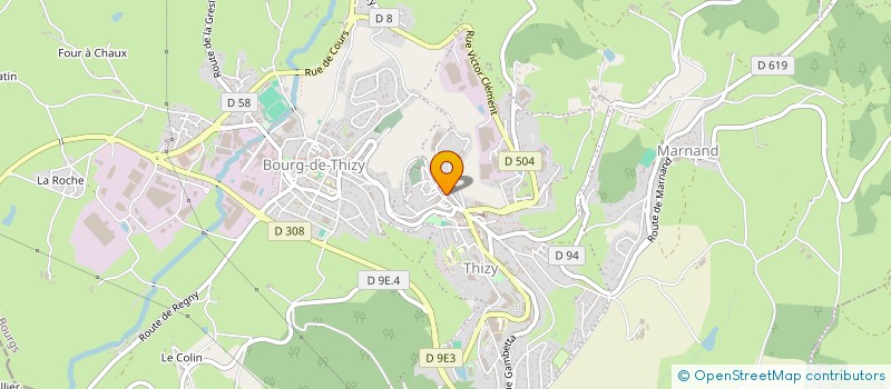 localisation de l'entreprise SINDJI à THIZY-LES-BOURGS