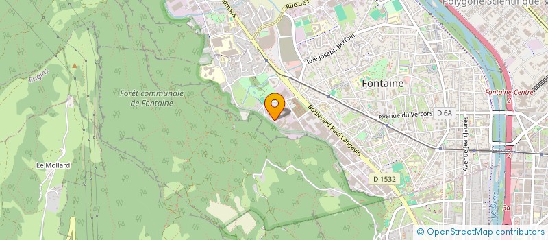 localisation de l'entreprise SINE ENTRETIEN à FONTAINE