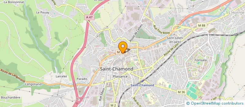 localisation de l'entreprise SINE MEUBLES à SAINT-CHAMOND