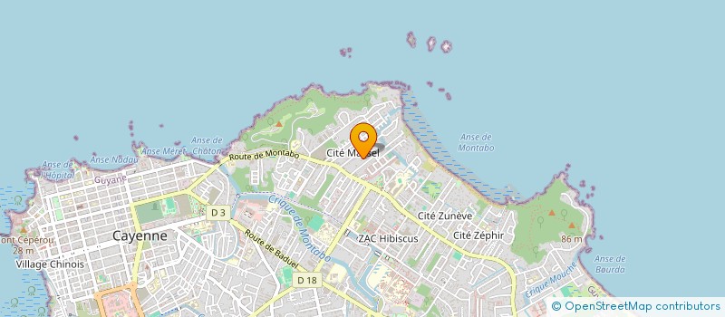 localisation de l'entreprise SINE QUA NON  CAYENNE