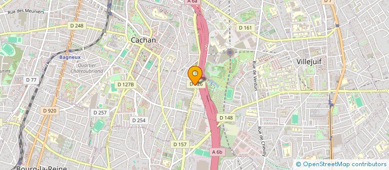 localisation de l'entreprise SINE QUA NON GROUPE à CACHAN