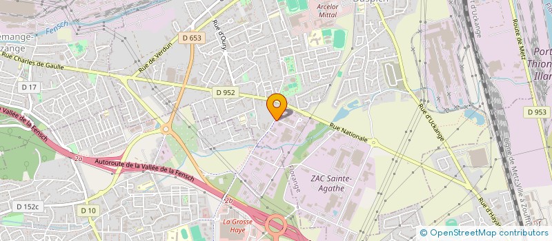 localisation de l'entreprise SINEA SOCIETE INDUSTRIELLE DE NETTOYAGE ET D'ASPIRATION  FLORANGE