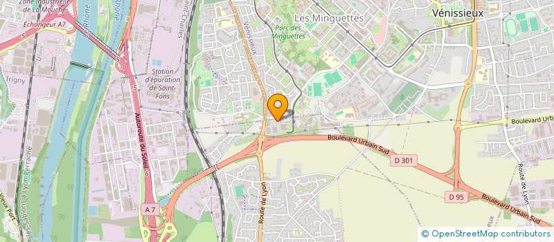 localisation de l'entreprise SINEDEV  VENISSIEUX