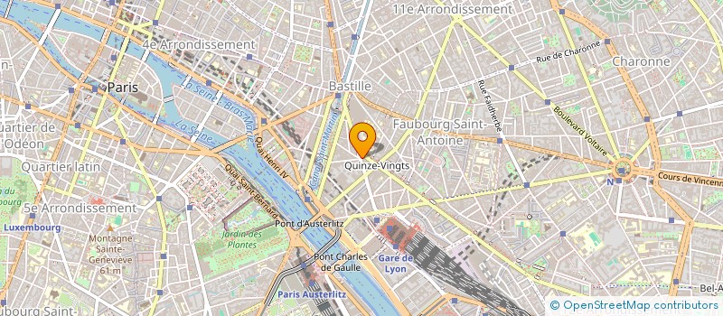 localisation de l'entreprise SINEFI 2  PARIS 12