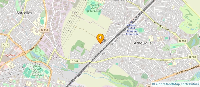 localisation de l'entreprise SINELYS  ARNOUVILLE