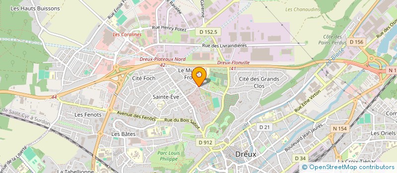localisation de l'entreprise SINEM à DREUX
