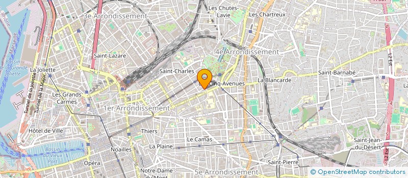 localisation de l'entreprise SINENSIS FRANCIA MASSILIAE à MARSEILLE