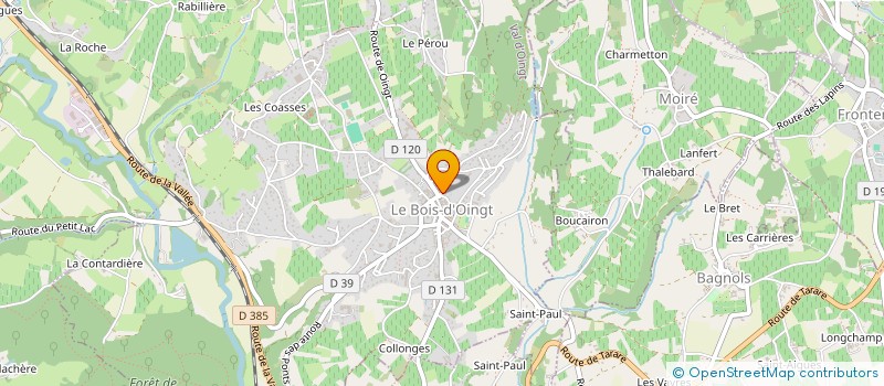 localisation de l'entreprise SINEO  VAL D'OINGT