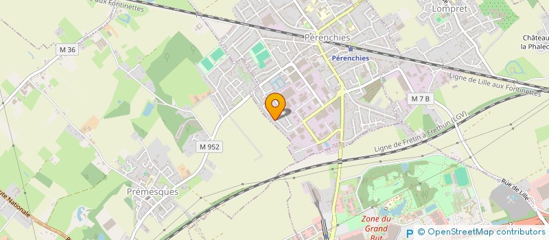 localisation de l'entreprise SINEO FRANCE  PERENCHIES