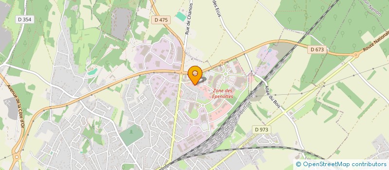 localisation de l'entreprise SINEO JURA à DOLE