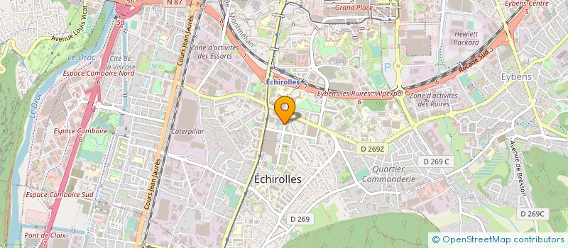 localisation de l'entreprise SINEQUANON'  ECHIROLLES