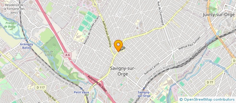 localisation de l'entreprise SINERGIE ECO à SAVIGNY-SUR-ORGE