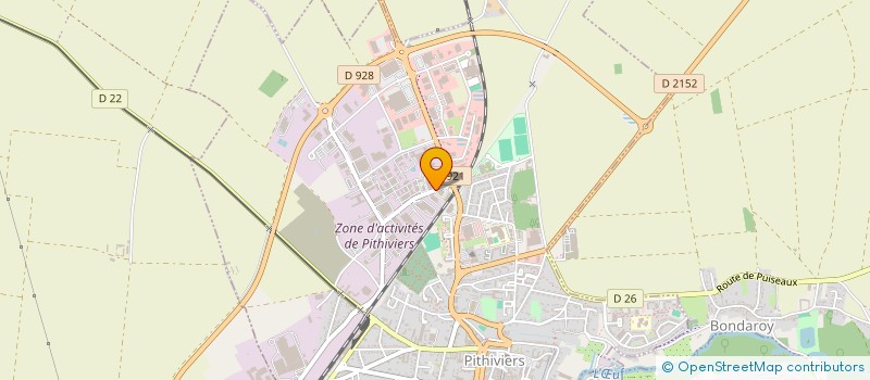 localisation de l'entreprise SINERGIE'SOL à PITHIVIERS