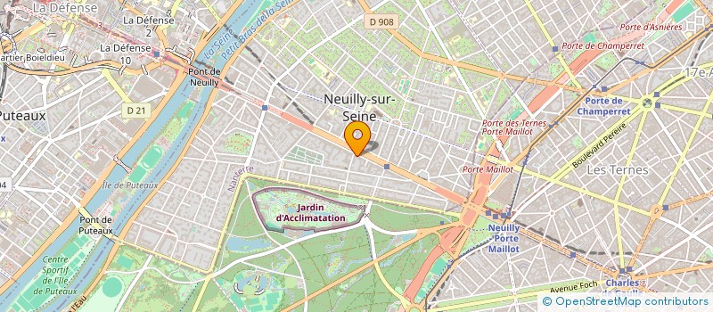 localisation de l'entreprise SINERGY à NEUILLY-SUR-SEINE
