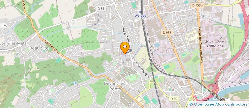 localisation de l'entreprise SINERGYL à METZ