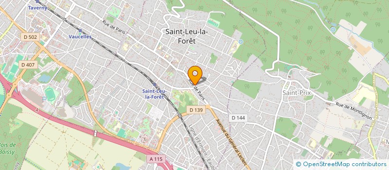 localisation de l'entreprise SINERPUR à SAINT-LEU-LA-FORET