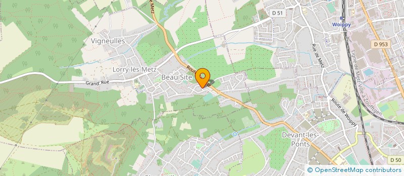 localisation de l'entreprise SINES  LORRY-LES-METZ