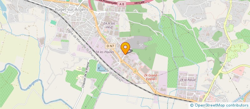 localisation de l'entreprise SINETIK  PUGET-SUR-ARGENS