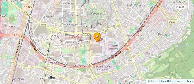localisation de l'entreprise SINETUDES à GRENOBLE