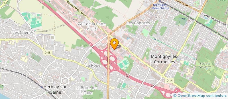 localisation de l'entreprise SINFA à HERBLAY-SUR-SEINE