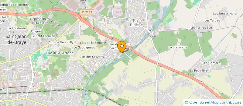 localisation de l'entreprise SINFIM à SAINT-JEAN-DE-BRAYE