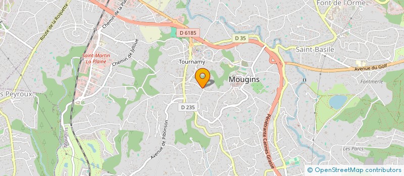 localisation de l'entreprise SINFOR à MOUGINS