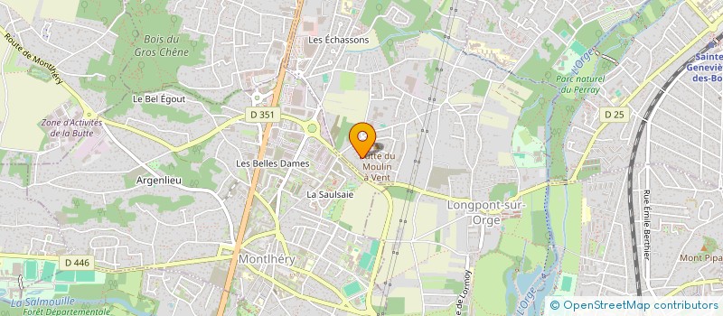 localisation de l'entreprise SINFRA  LONGPONT-SUR-ORGE
