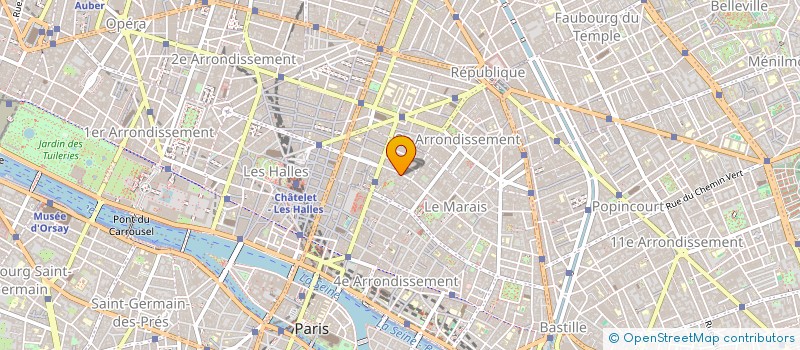 localisation de l'entreprise SING SING  PARIS